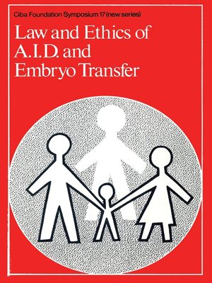 cover image of Law and Ethics of AID and Embryo Transfer